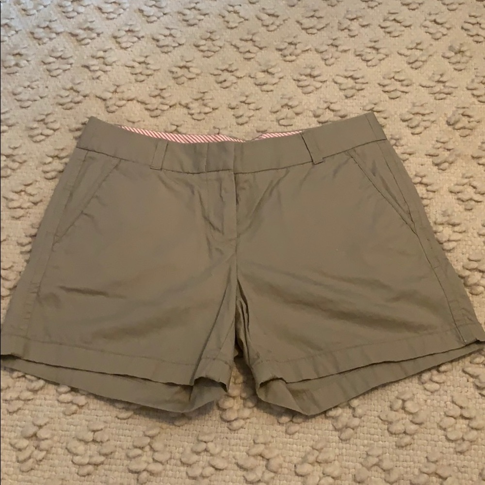 Dark khaki j crew short